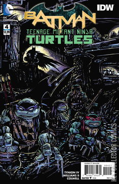 Variant Cover for Batman / Teenage Mutant Ninja Turtles #4