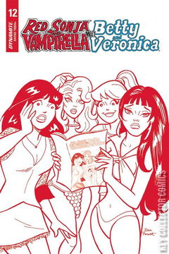 Variant Cover for Red Sonja and Vampirella Meet Betty and Veronica #12