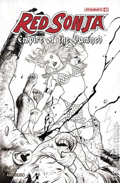 Variant Cover for Red Sonja: Empire of the Damned #2