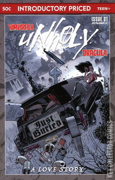 Variant Cover for Vampirella / Dracula: Unholy #1