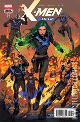 Cover for X-Men: Blue #25