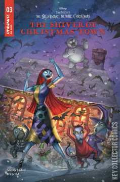 Variant Cover for The Nightmare Before Christmas: The Shiver of Christmas Town #3