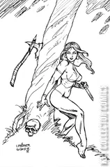 Variant Cover for Fire and Ice #3