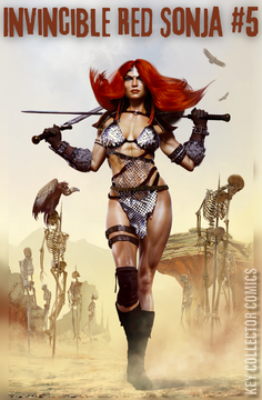Variant Cover for Invincible Red Sonja #5