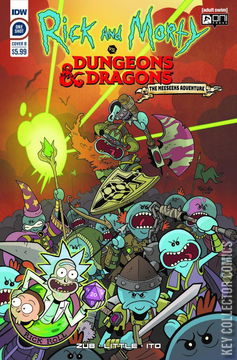 Variant Cover for Rick and Morty vs. Dungeons & Dragons - The Meeseeks Adventure #1
