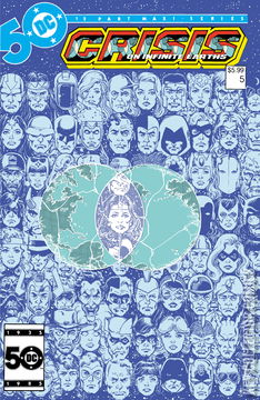 Variant Cover for Crisis on Infinite Earths #5