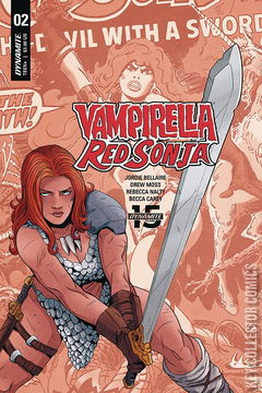 Variant Cover for Vampirella / Red Sonja #2