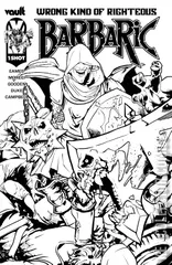 Variant Cover for Barbaric: Wrong Kind of Righteous #1