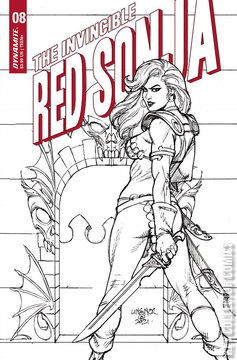 Variant Cover for Invincible Red Sonja #8