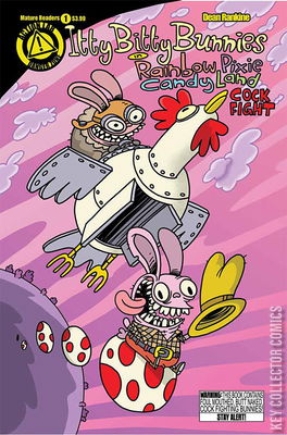 Itty Bitty Bunnies In Rainbow Pixie Candy Land: Cock Fight