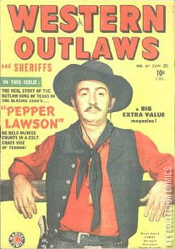 Variant Cover for Western Outlaws and Sheriffs #61