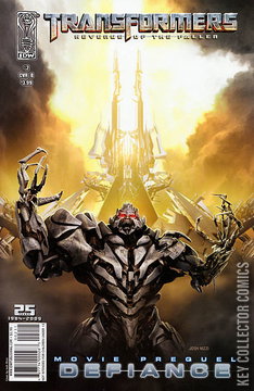 Variant Cover for Transformers: Revenge of the Fallen Movie Prequel - Defiance #2