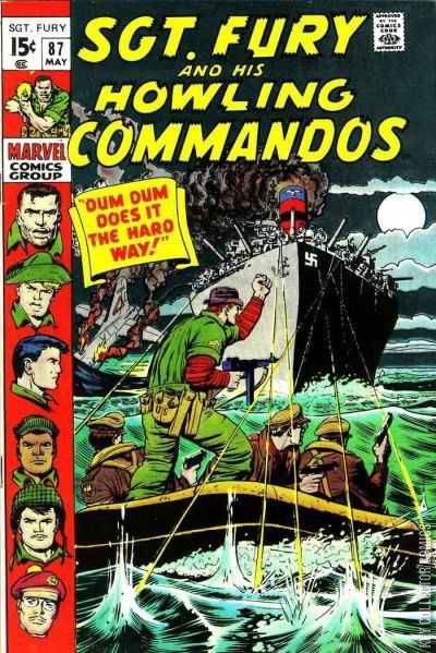 Cover art for Sgt. Fury and His Howling Commandos #87