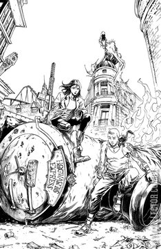 Variant Cover for Calexit: Battle of Universal City #1