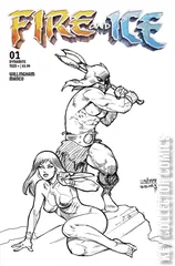 Variant Cover for Fire and Ice #1