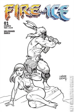 Variant Cover for Fire and Ice #1