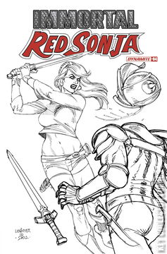 Variant Cover for Immortal Red Sonja #4
