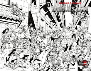 Variant Cover for Dungeons & Dragons: Evil at Baldur’s Gate #1