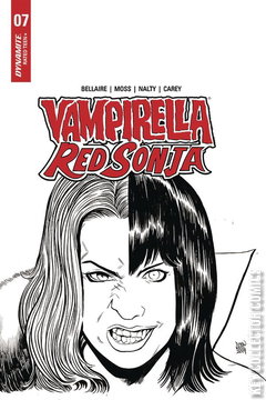 Variant Cover for Vampirella / Red Sonja #7