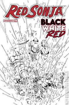 Variant Cover for Red Sonja: Black, White, Red #8