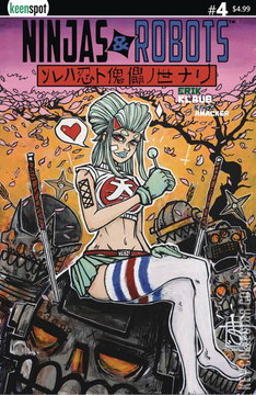 Variant Cover for Ninjas & Robots #4