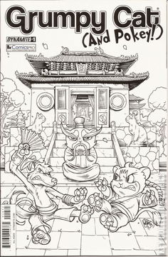 Variant Cover for Grumpy Cat and Pokey #1