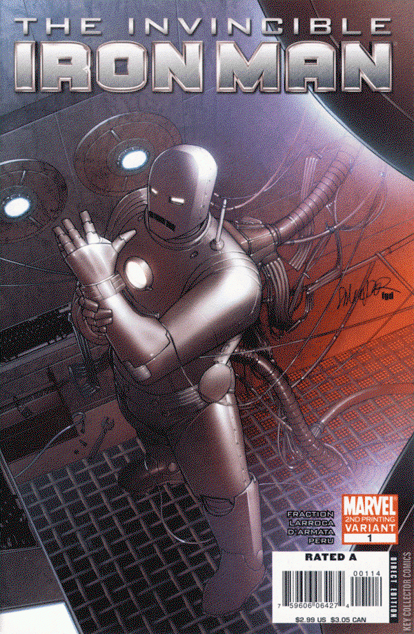Invincible Iron Man #1 Published May 2008 | Key Collec