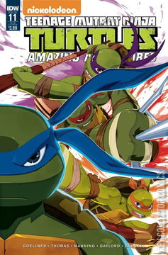 Variant Cover for Teenage Mutant Ninja Turtles: Amazing Adventures #11