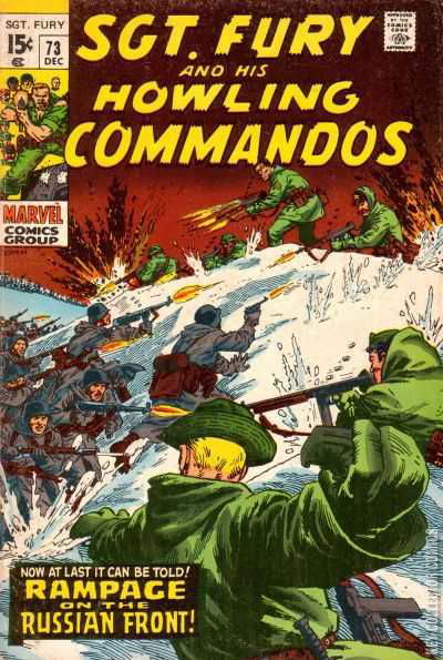 Cover art for Sgt. Fury and His Howling Commandos #73