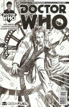 Variant Cover for Doctor Who: The Tenth Doctor - Year Two #1