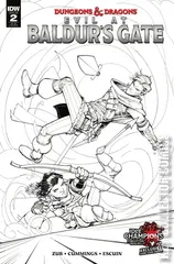 Variant Cover for Dungeons & Dragons: Evil at Baldur’s Gate #2