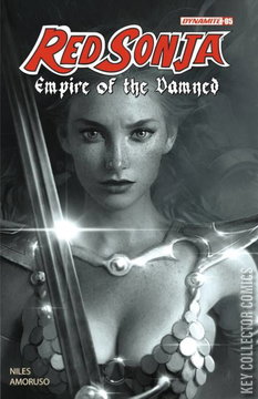 Variant Cover for Red Sonja: Empire of the Damned #5