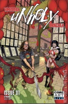 Variant Cover for Vampirella / Dracula: Unholy #1