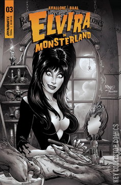 Variant Cover for Elvira in Monsterland #3