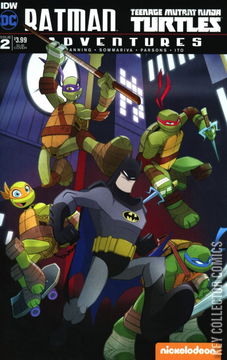 Variant Cover for Batman / Teenage Mutant Ninja Turtles Adventures #2