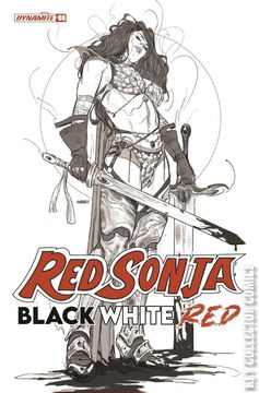 Variant Cover for Red Sonja: Black, White, Red #8