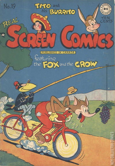 Cover art for Real Screen Comics #19 