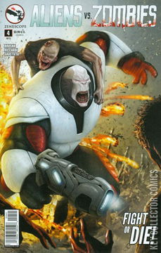 Variant Cover for Aliens vs. Zombies #4