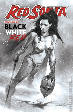 Variant Cover for Red Sonja: Black, White, Red #3