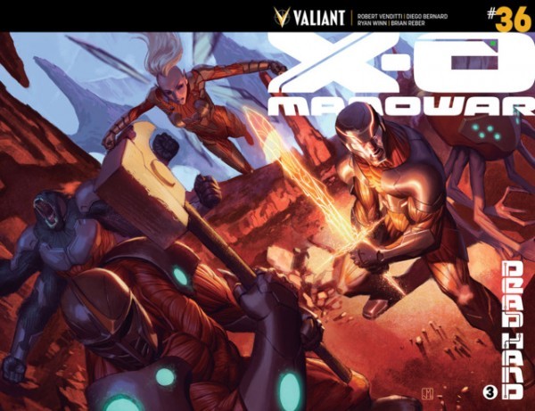 Variant Cover for X-O Manowar #36