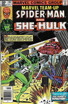 Variant Cover for Marvel Team-Up #107