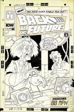 Variant Cover for Back to the Future: Tales From the Time Train #1