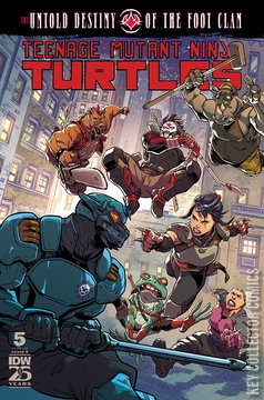 Variant Cover for Teenage Mutant Ninja Turtles: The Untold Destiny of the Foot Clan #5