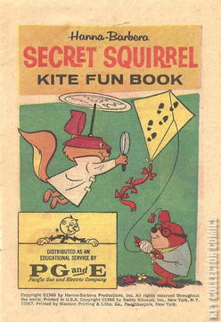 Variant Cover for Secret Squirrel Kite Fun Book