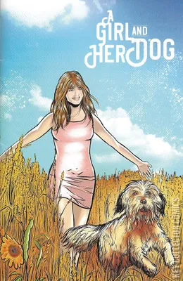Girl And Her Dog