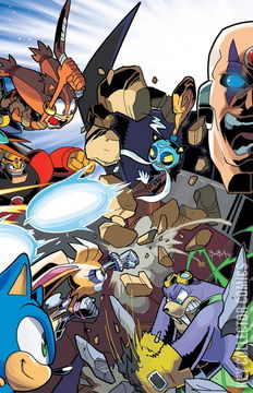 Variant Cover for Sonic Boom #8