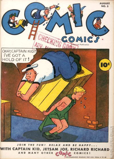 Cover art for Comic Comics #5