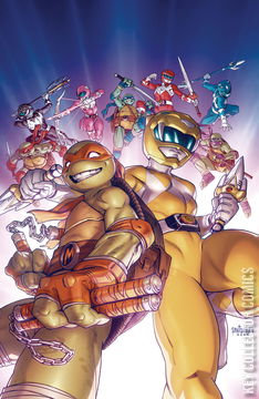 Variant Cover for Mighty Morphin Power Rangers / Teenage Mutant Ninja Turtles #1