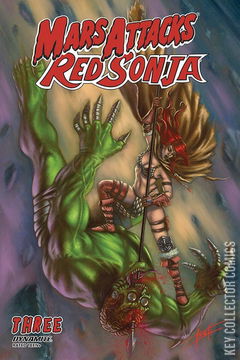 Variant Cover for Mars Attacks / Red Sonja #3
