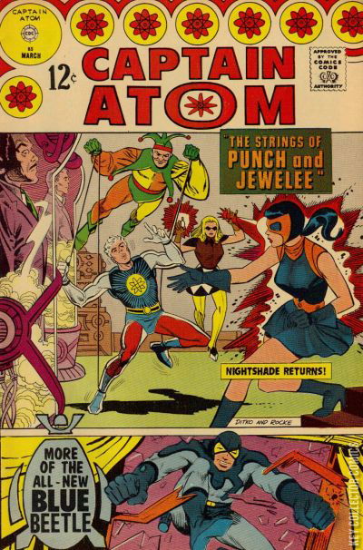 Very Rare Captain top Atom #2/GA Gem/5 cent cover